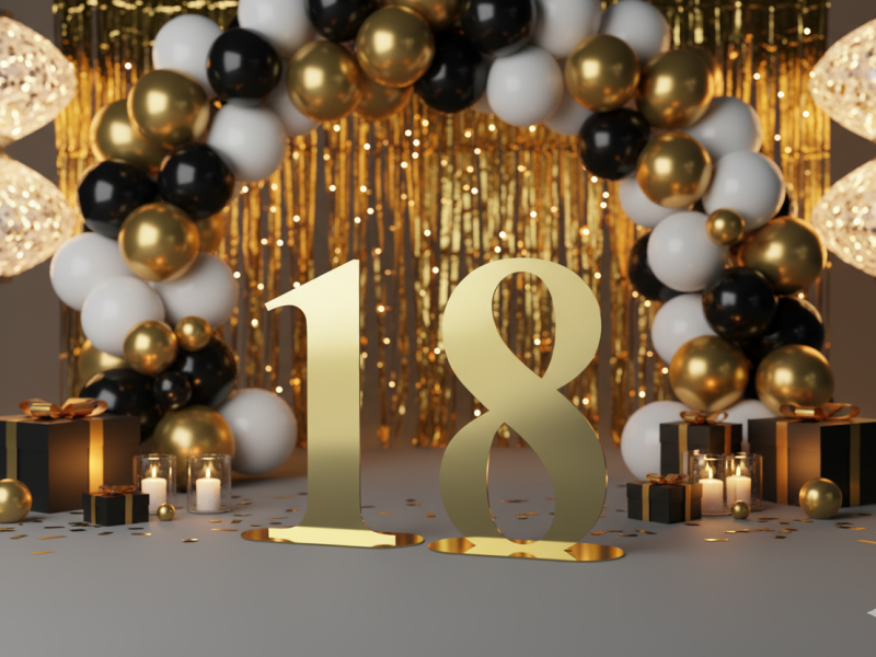 Cifre Plexiglas cu Suport 100 cm